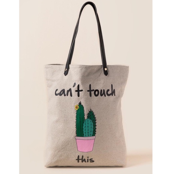 Francesca’s Collections Cactus Tote - Picture 5 of 5